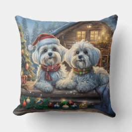 Almofada Design De Férias Maltês Por Rich AMeN Gill