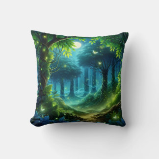 Almofada Design de Floresta Encantada