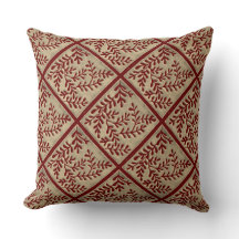 design de folhagem travesseiro decorativo