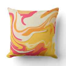 Design de giro abstrato em tons quentes