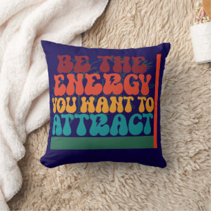 Almofada Design de Gráfico de Energia Positivo