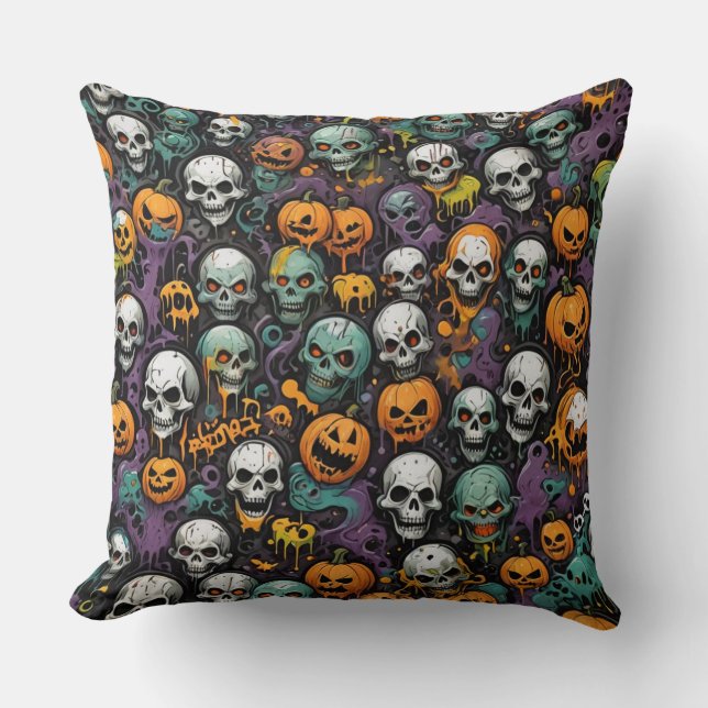 Almofada Design de Habilidades de grafite (Frente)