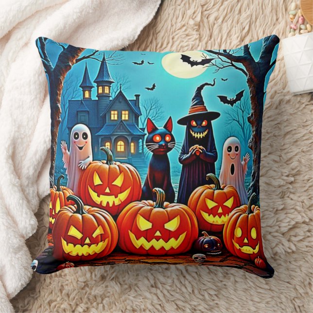 Almofada Design de Halloween (Cobertor)