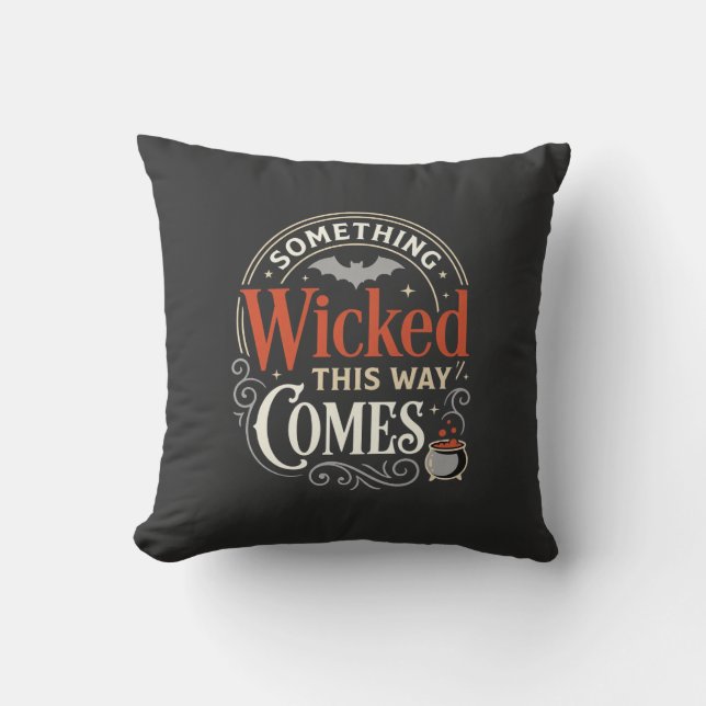 Almofada Design de Halloween Wicked This Way Comes_1 (Frente)