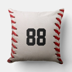 Almofada Design de jogador de beisebol com número de camisa