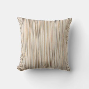 Almofada Design de linhas marrons abstratas fofas
