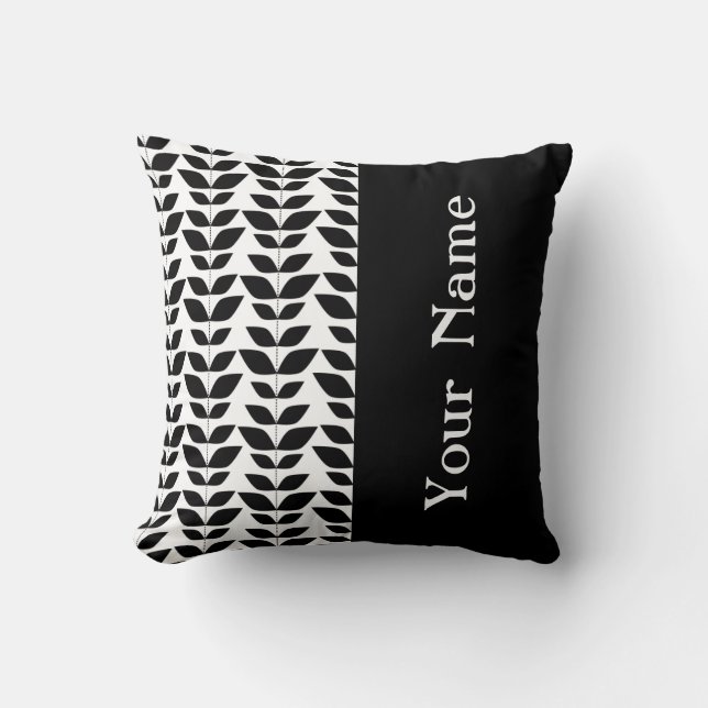 Almofada Design de Mod nº 12 @ GarysRetrogarage com nome (Frente)