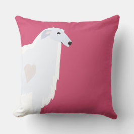 Almofada Design de Modelo de Borzoi Breed