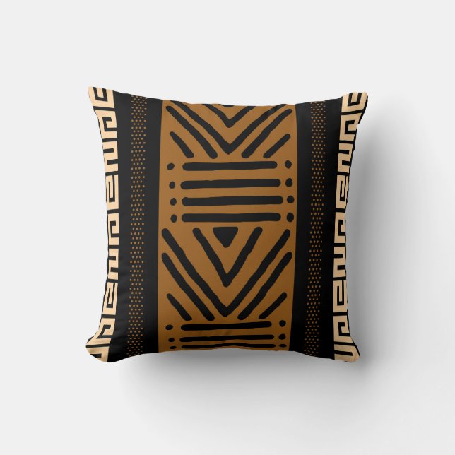 Almofada Design de Mudcloth Bogolan Pillo (Frente)