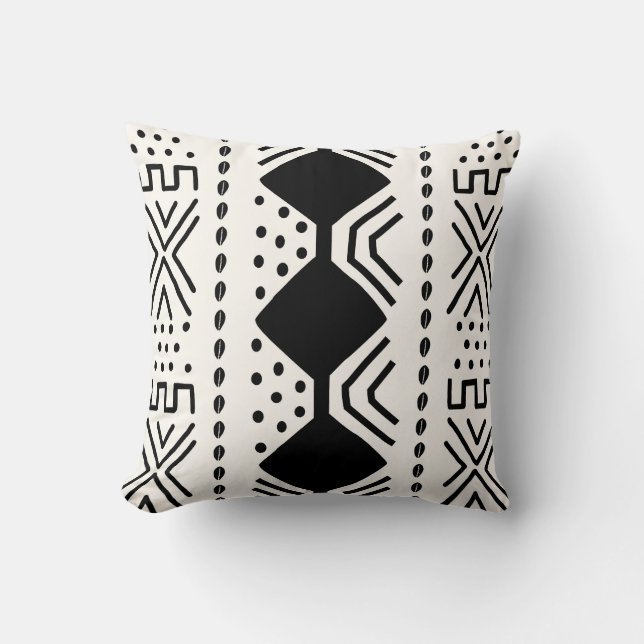 Almofada Design de Mudcloth Bogolan Pillo (Frente)