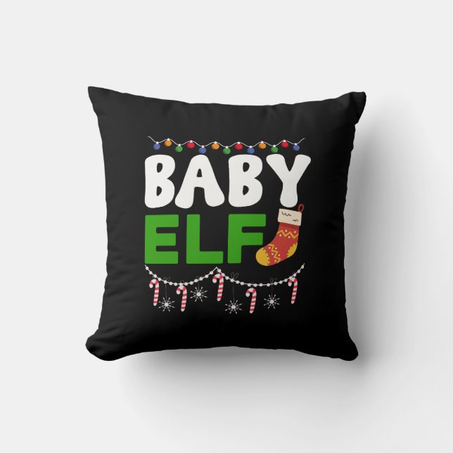 Almofada Design de Natal de Elfo Bebê-84608 (Frente)