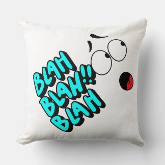 Almofada Design de olhos de desenho animado engraçado Blah