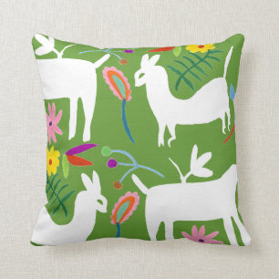 Almofada Design de Otomi Moderno Llama Donkey Design