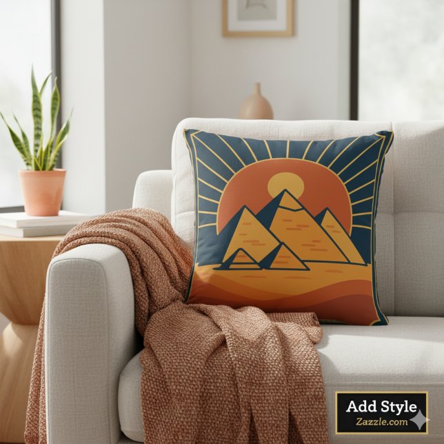 Almofada Design de Ouro Scarab Amulet Scarab (Criador carregado)