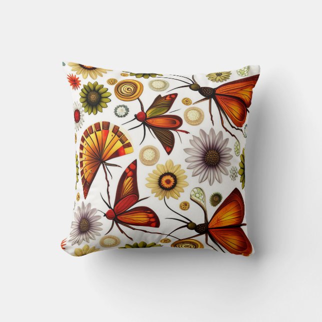 Almofada Design de outono Floral (Frente)