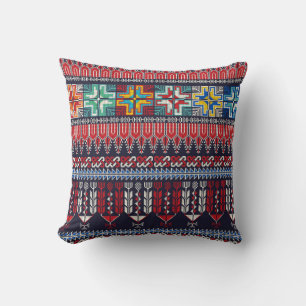 Almofada Design de padrão constante com palestino tradicio
