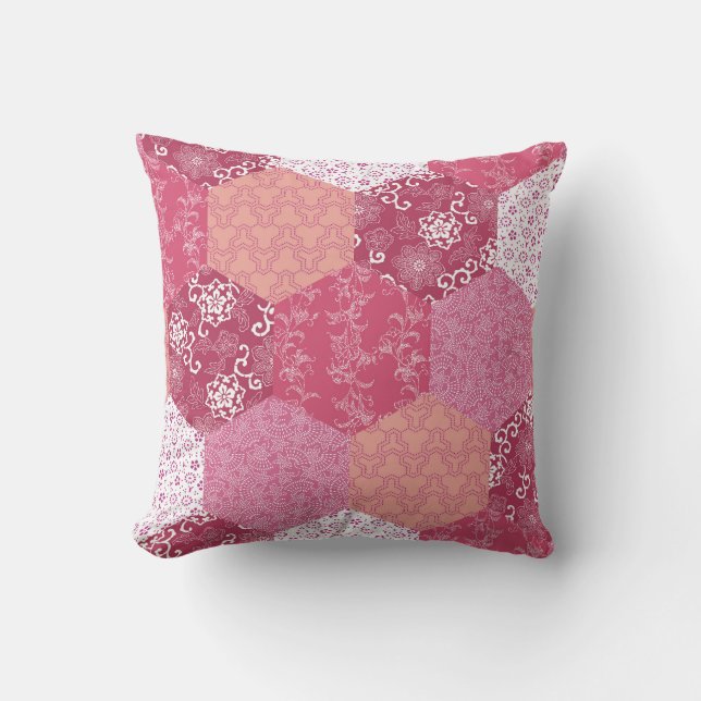 Almofada Design de Padrão de Estilo Japonês (Frente)