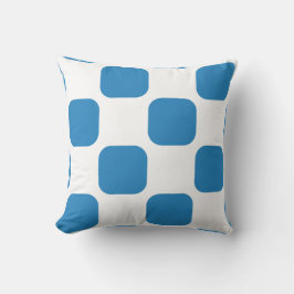 Almofada Design de padrão de retângulo arredondado azul pas