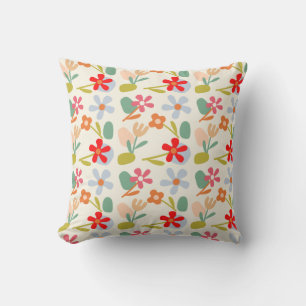 Almofada Design de Padrão Floral Abstrato com Legal Aspect
