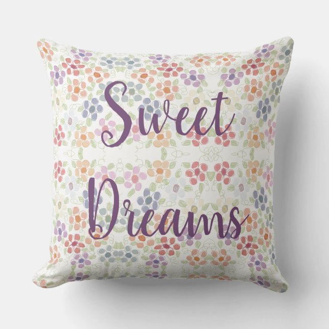 Almofada Design de Pastel Flor (Frente)