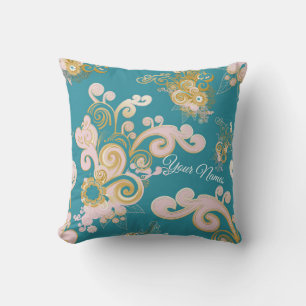 Almofada Design de pétala abstrato alegre