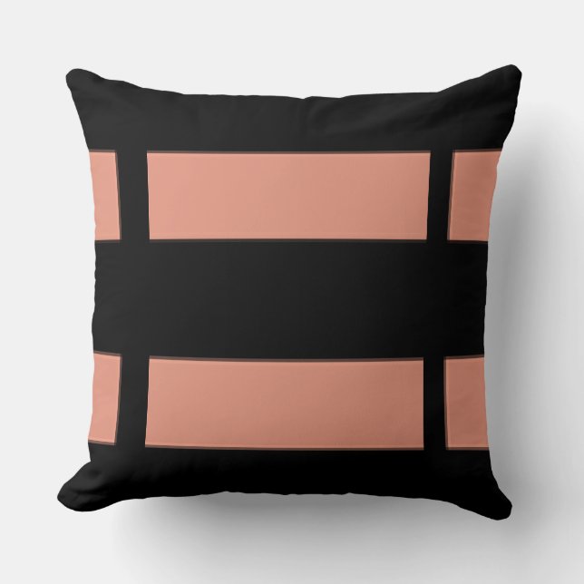 Almofada Design de Ponta Rosa Simples (Frente)