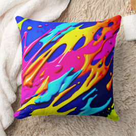 Almofada Design de respingo de neon