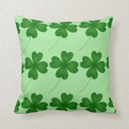 Almofada Design de shamrock sortudo