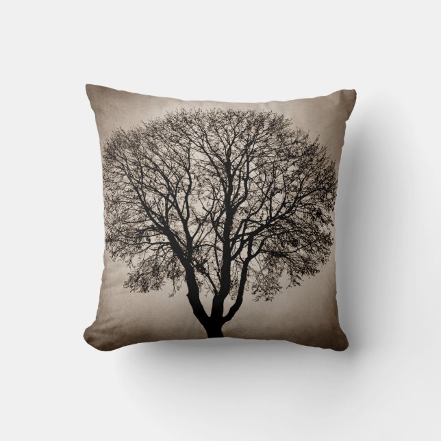 Almofada Design de Silhuette Árvore 205 (Frente)