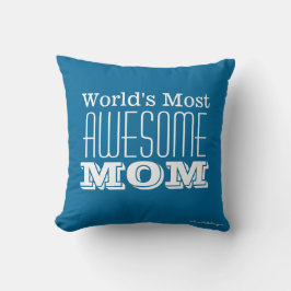 Almofada Design de texto da MÃE MAIS INCRÍVEL do mundo