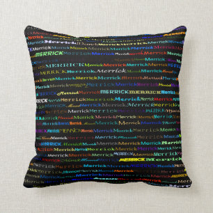Almofada Design de texto de Merrick mim travesseiro