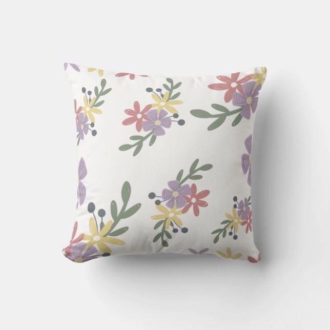 Almofada design de travesseiro roxo (Frente)