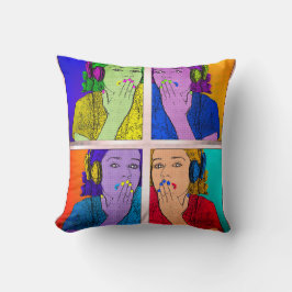 Almofada Design de Trendência e Fotografia Colorida
