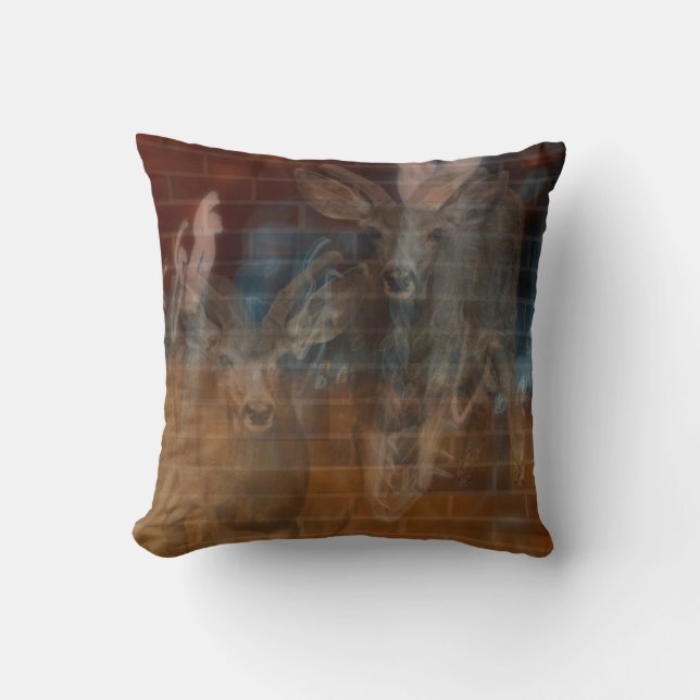 Almofada Design decorativo de Brown do abstrato do (Frente)