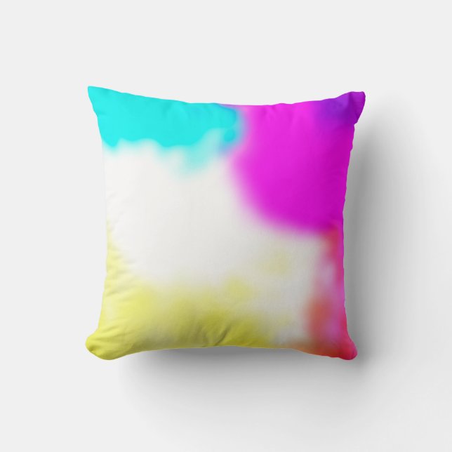 Almofada design digital blur de textura de fundo (Frente)