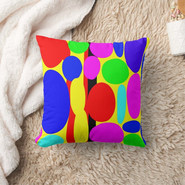 Almofada Design dinâmico colorido (Cobertor)