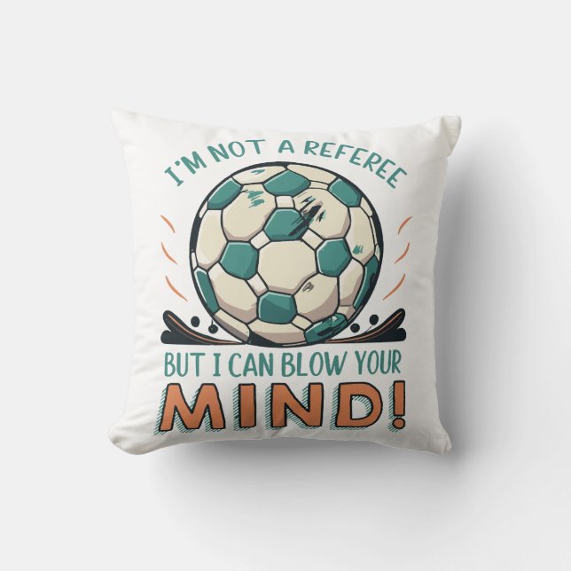 Almofada Design Divertido de Futebol (Frente)