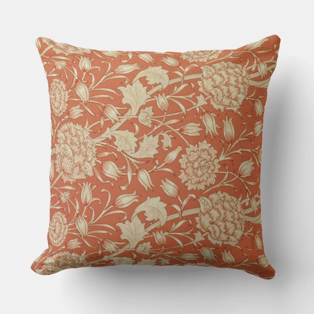 Almofada Design do papel de parede da tulipa, 1875 (Frente)
