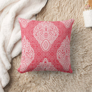 Almofada design do tecido ornamentado com um gradiente de p