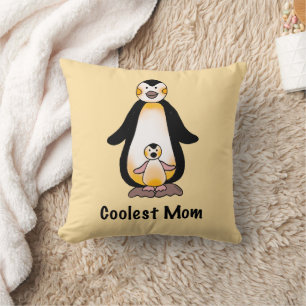 Almofada Design Família de Pinguins da Mamãe Mais Legal