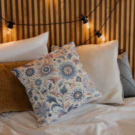 Almofada Design Floral Boêmio – Estilo Boho Vibrante