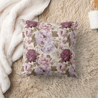 Almofada Design floral com mutação Vintage