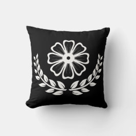 Almofada Design Floral - Travesseiro decorativo de poliéste