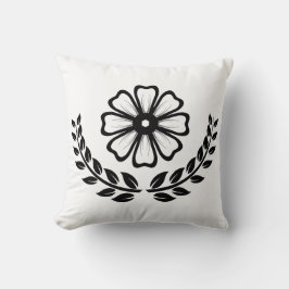 Almofada Design Floral - Travesseiro decorativo de poliéste