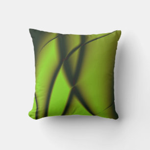 Almofada Design Fractal Verde Elegante