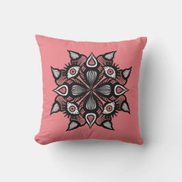 Almofada Design Gótico de Bruxa de de Pastel - Monstro Rosa