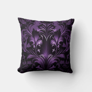 Almofada Design gótico Gótico preto e roxo