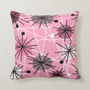 Almofada Design inspirado atômico do meio século do