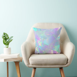 Almofada Design Iridescente Azul e Roxo