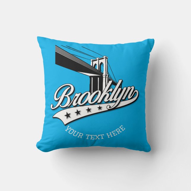 Almofada Design Minimalista Elegante Ponte de Brooklyn (Frente)